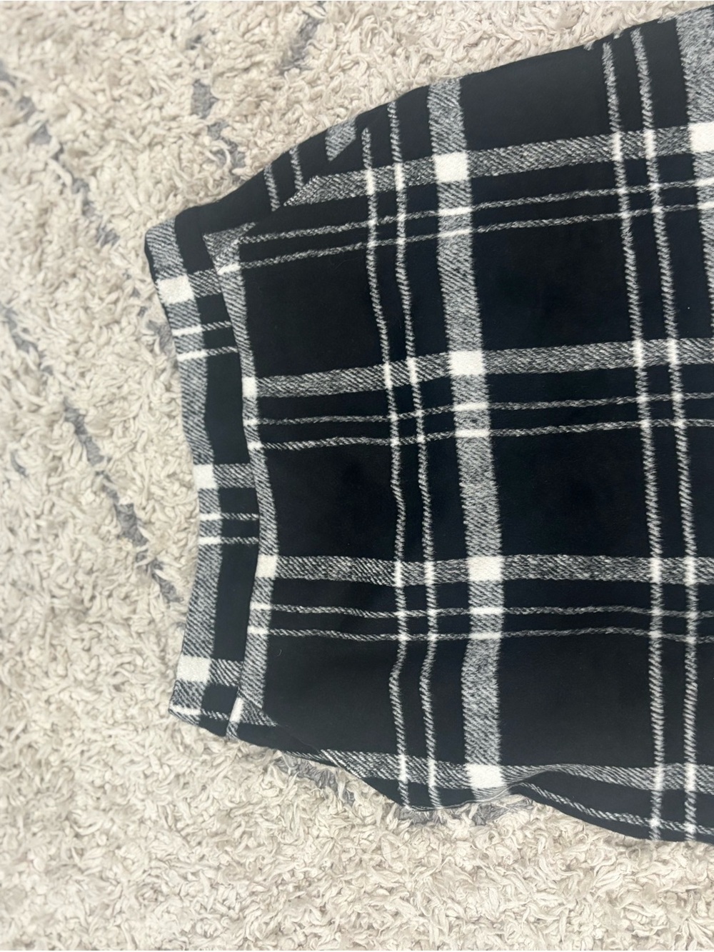 Forever 21 Black and White Plaid Mini Skirt